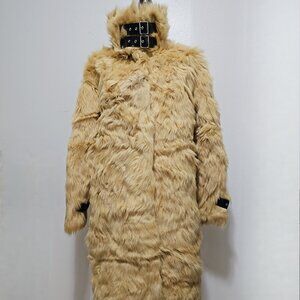 New Toscana Sheepskin Fur Coat Jacket Stroller Mustard Lemon Yellow No Mink Fox